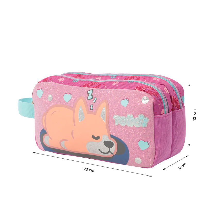CARTUCHERA 2 CUERPOS DOGGY LOVE 1K6