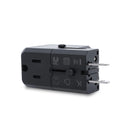 Adaptador Universal de Corriente para Viaje Volt 25 Negro