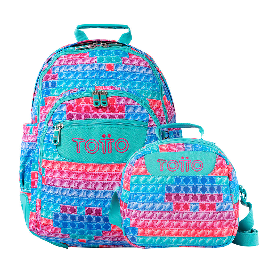 Combo 9IR – Mochila Rayol + Lonchera Borrador