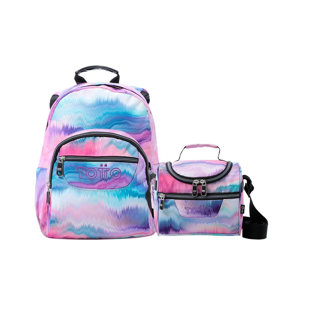 COMBO 0KD - Mochila Tempera + Lonchera Pizarra