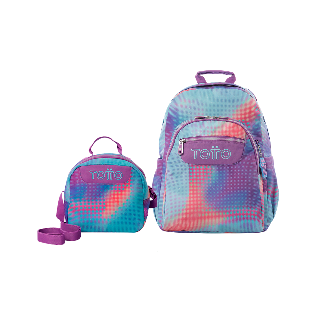 Combo 6D2 – Mochila Acuarela + Lonchera Borrador