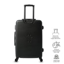 Maleta de Viaje Mediana 360 Bazy Rosada
