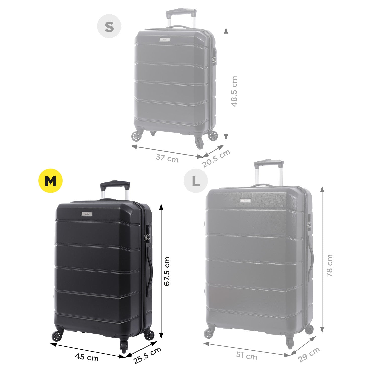 MALETA VIAJE 360 RAYATTA M N01