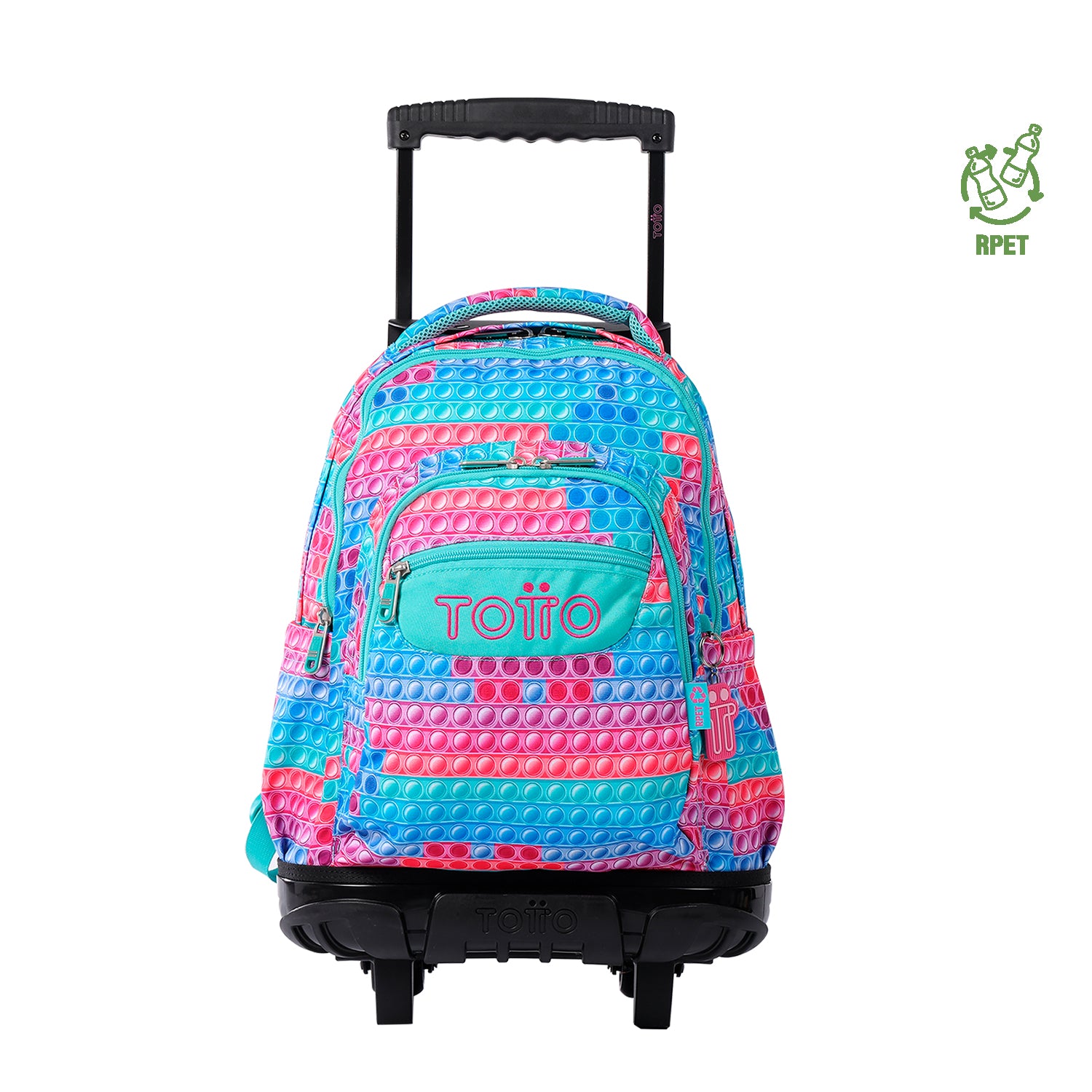 Combo 9IR – Mochila de Ruedas + Lonchera Borrador