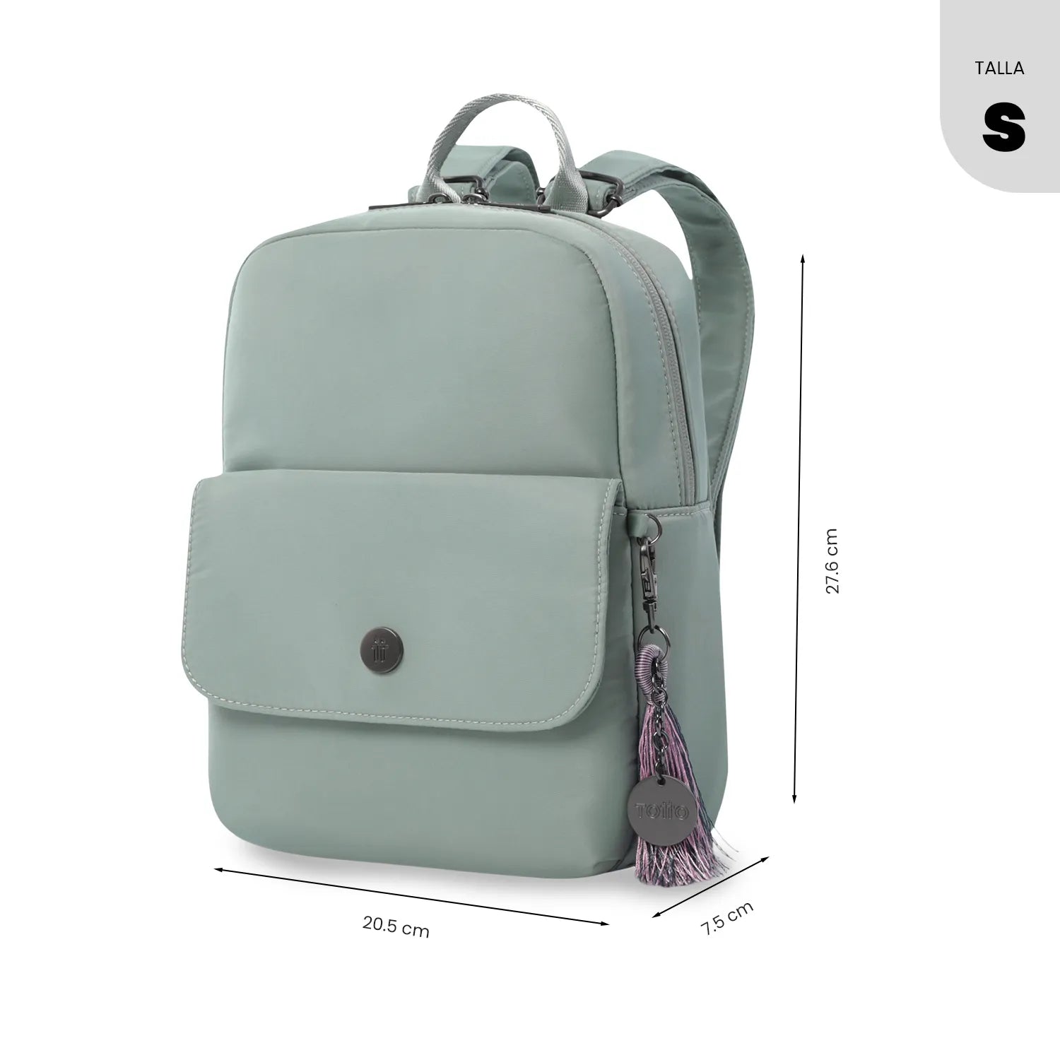 Bolso Pequeño tipo mochila para Mujer Corneana Verde