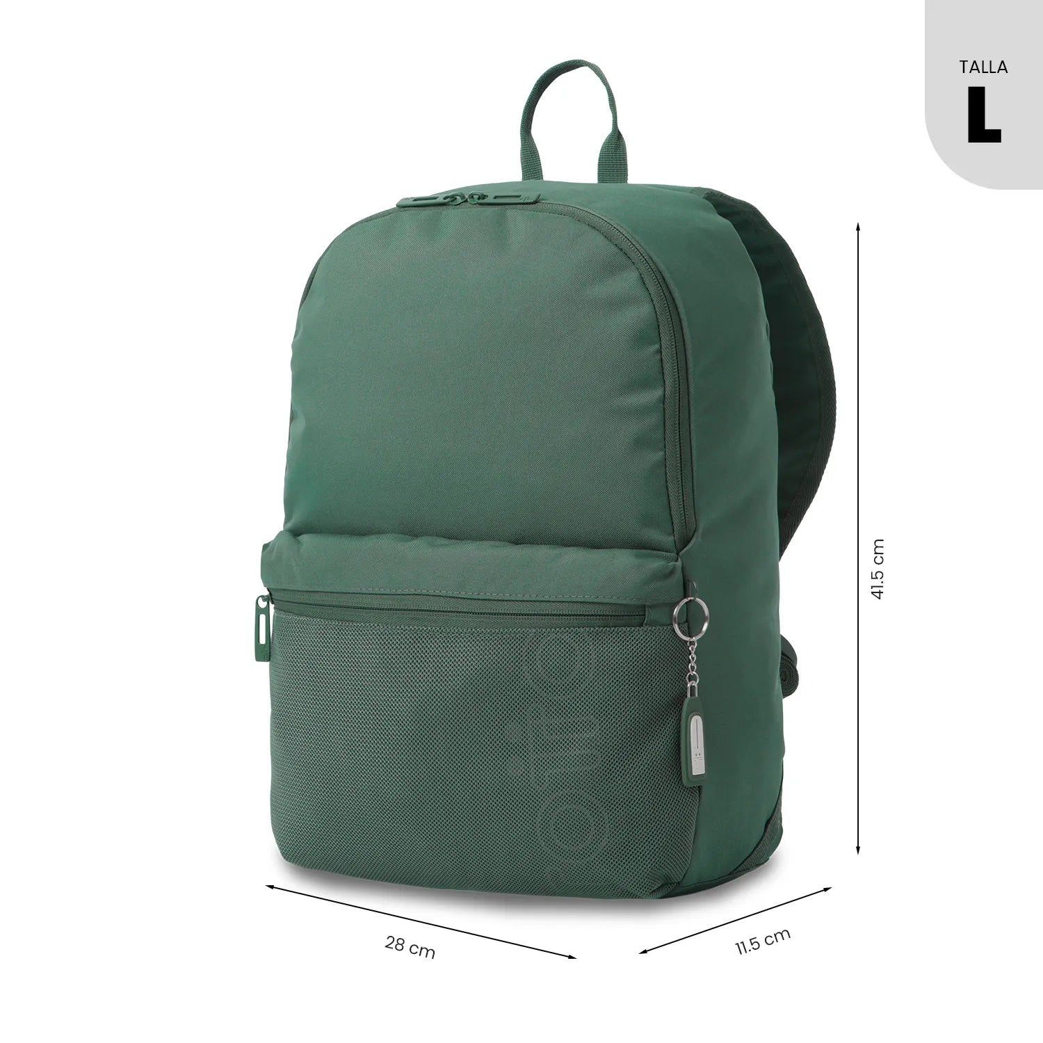 Mochila Universitaria Dragonar Nilo Porta PC 13" Verde Hombre