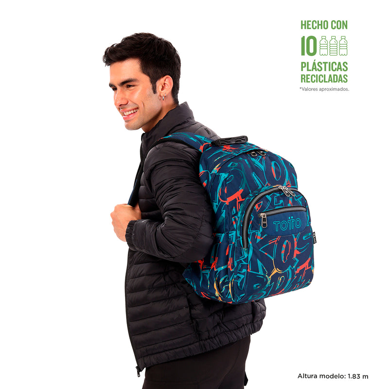 MOCHILA  ACUARELA 8J4 (Mediana)