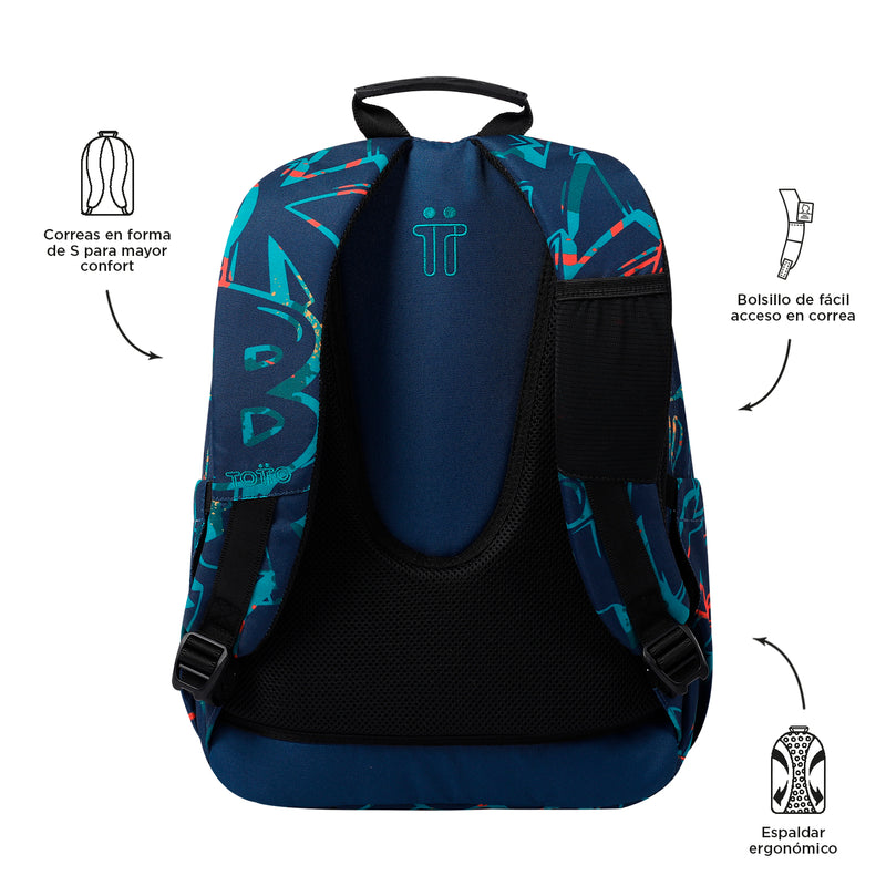 MOCHILA  ACUARELA 8J4 (Mediana)