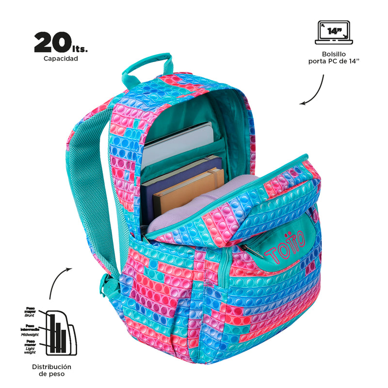 MOCHILA ACUARELA 9IR