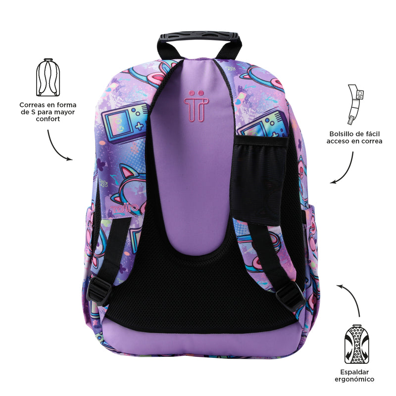 MOCHILA ACUARELA 4QH