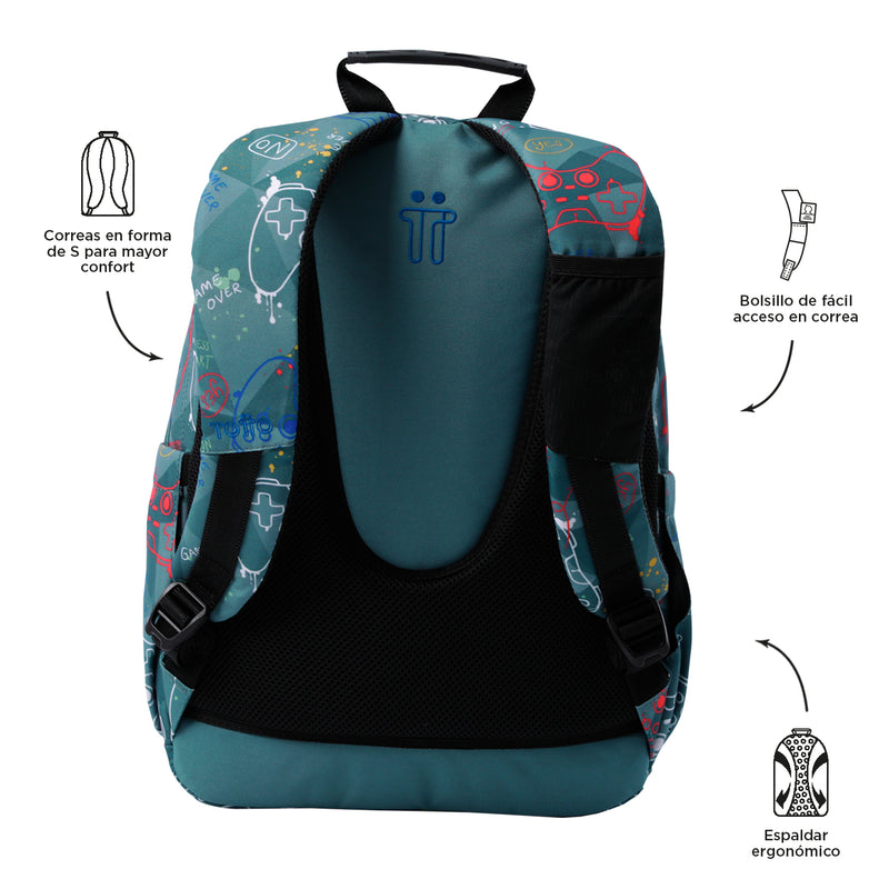 MOCHILA ACUARELA 5DR