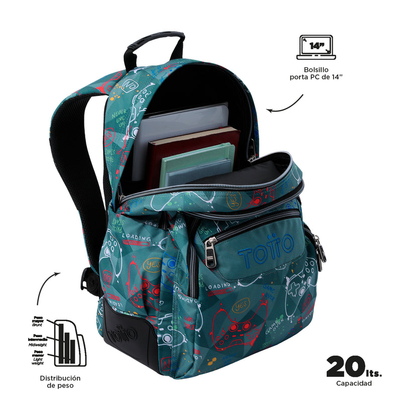 MOCHILA RAYOL 5DR