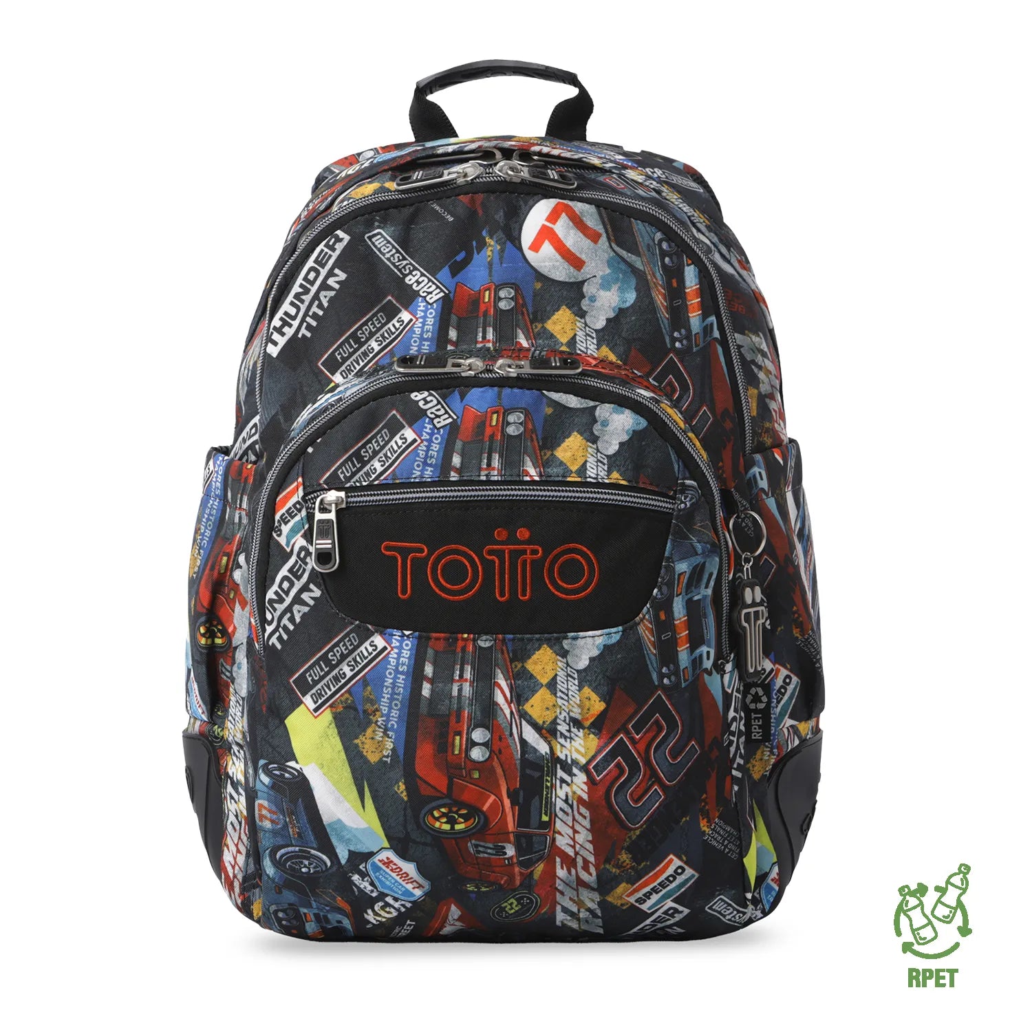 Mochila Escolar Juvenil Rayol Rojo