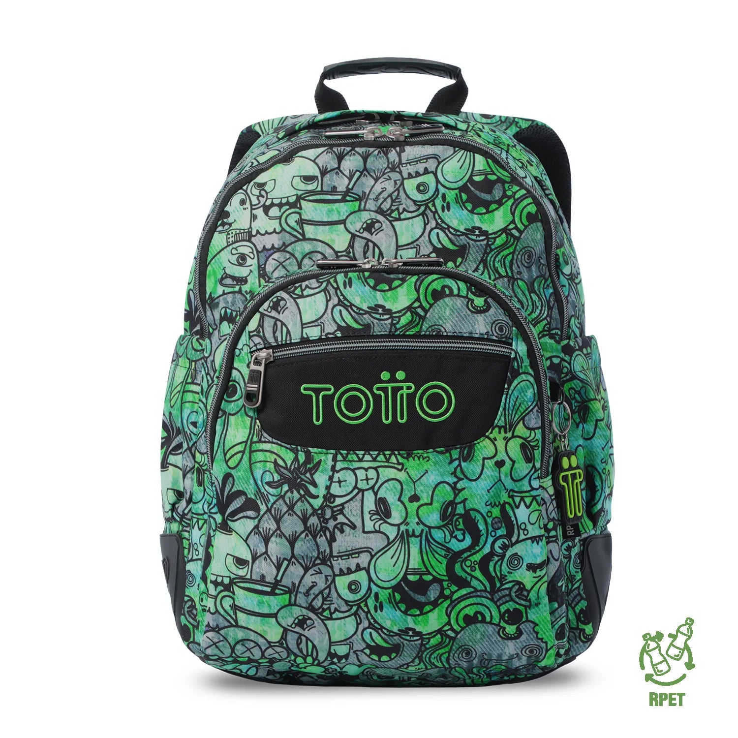 Mochila Escolar Juvenil Rayol Gris
