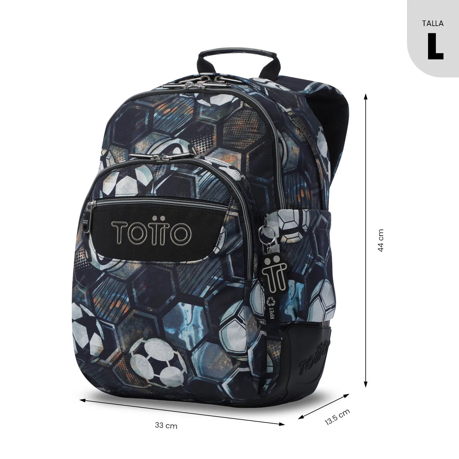 Mochila Escolar Juvenil Rayol Negro
