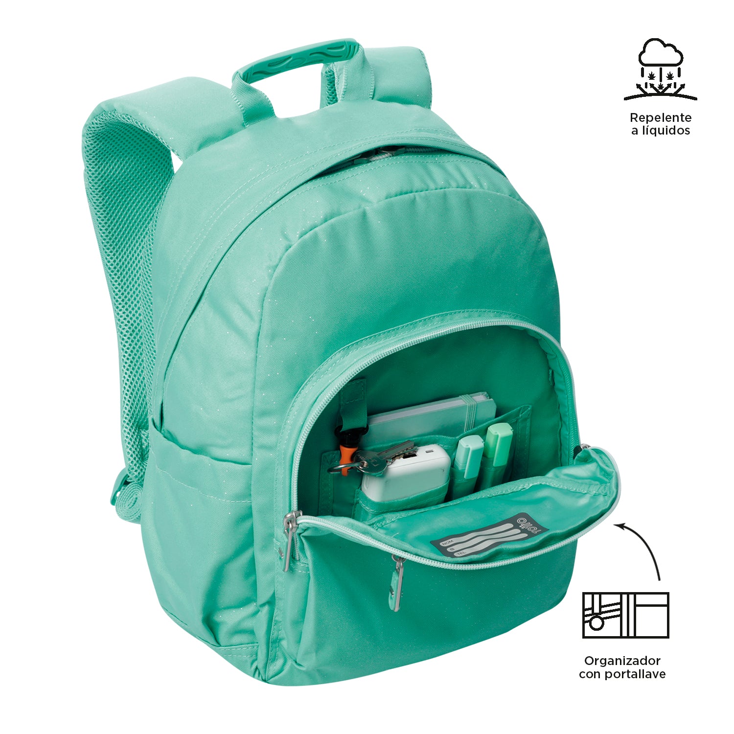 MOCHILA GOMMAS GLITTER V62