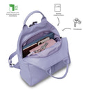 Morral Universitario Style 1 Morado Mujer