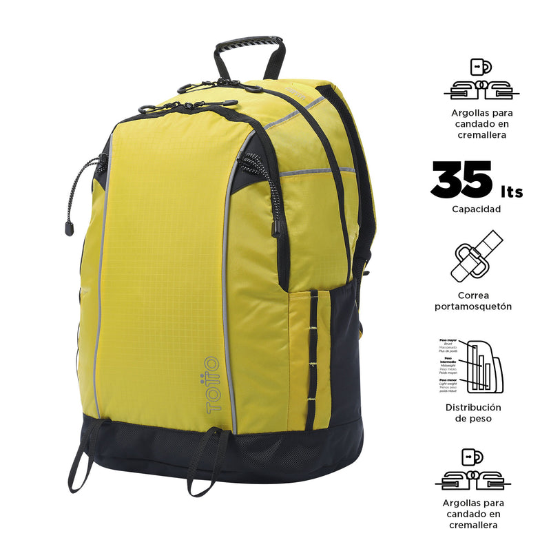 Mochila Ergonómica Grande Con Correa Lumbar