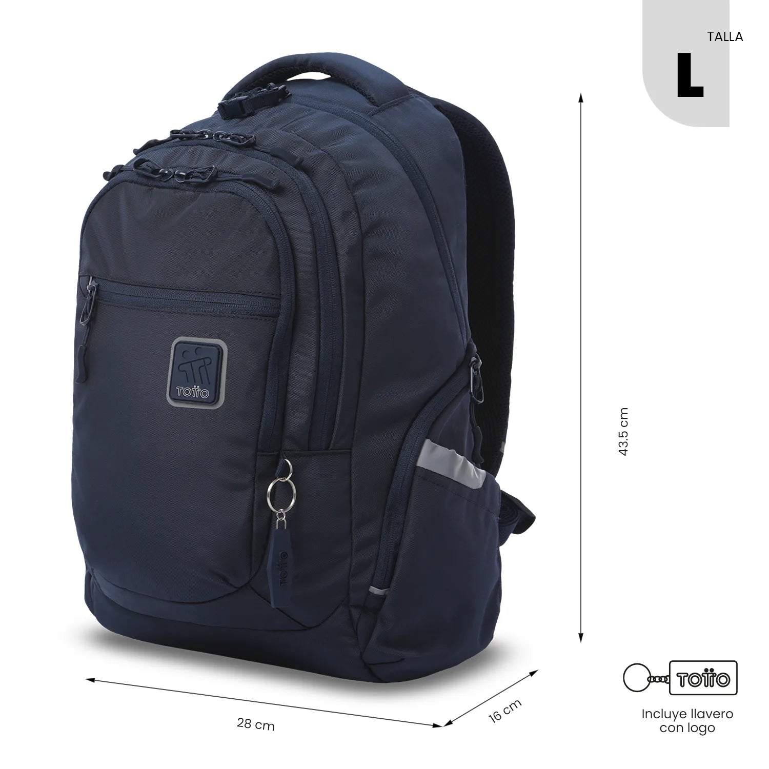 Mochila Universitaria Eufrates 2.0 Porta PC 13" Azul