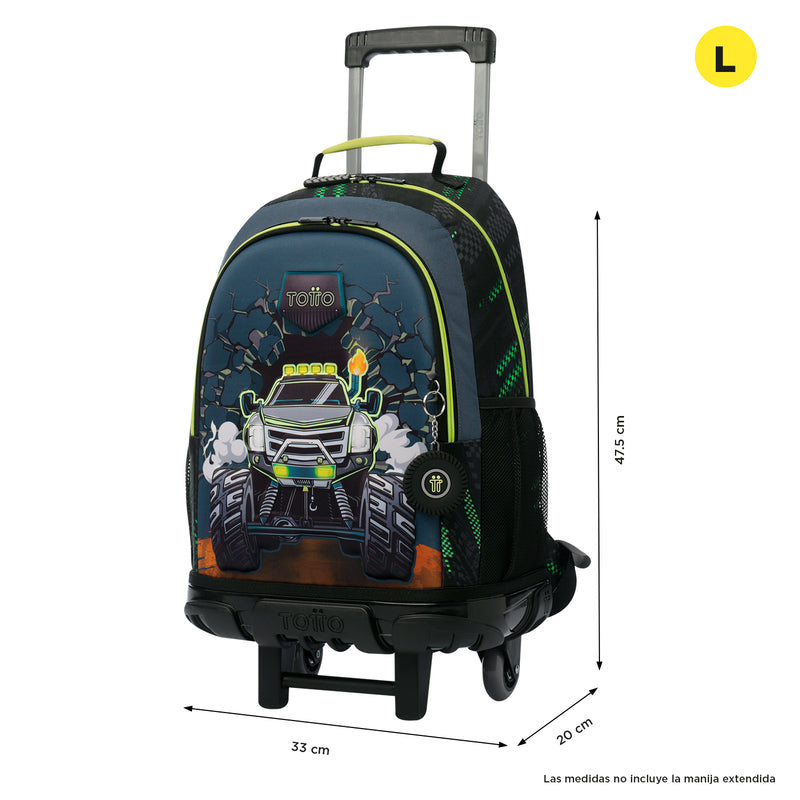 MOCHILA RUE BOMPER MONSTER RACE L 7CX