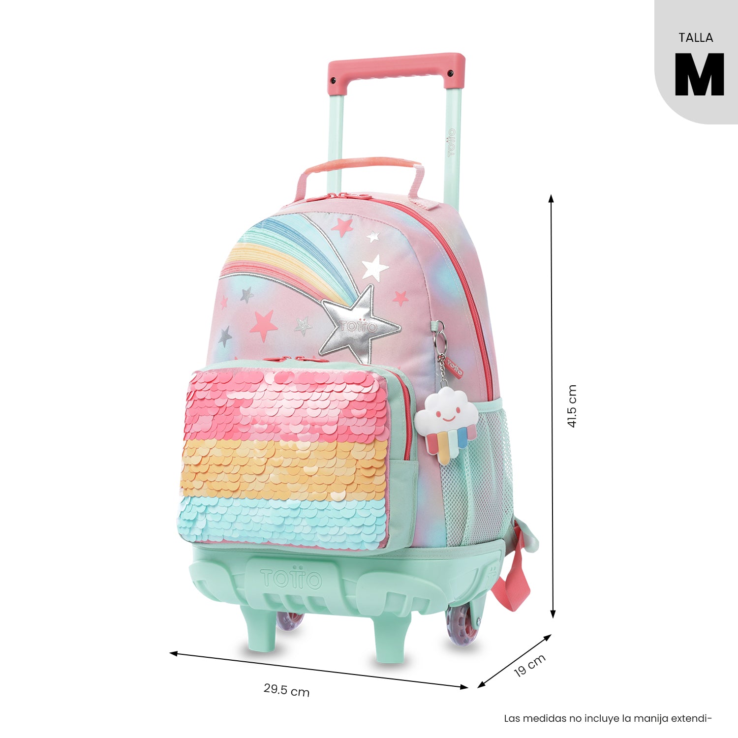 MOCHILA RUE BOMPER RAINBOW STAR M 1KF