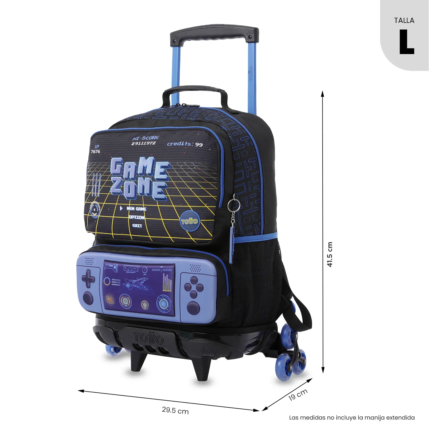 Mochila para Niño con 3 ruedas Vortex L