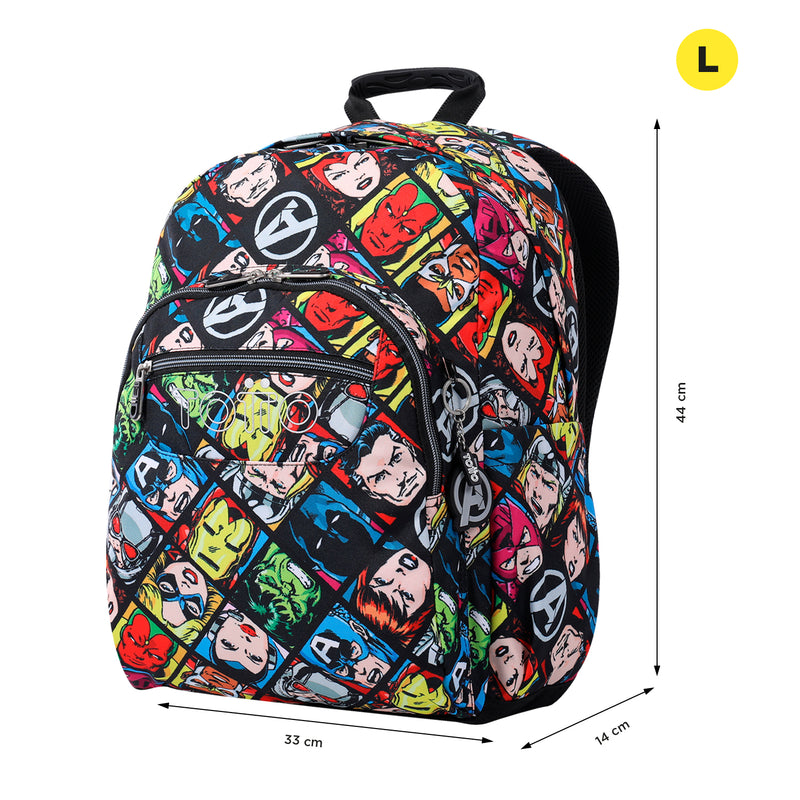 Morral para hombre avengers 60 años negro 6CD