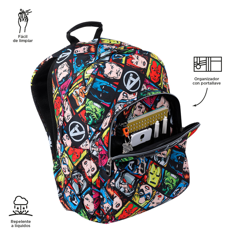 Morral para hombre avengers 60 años negro 6CD