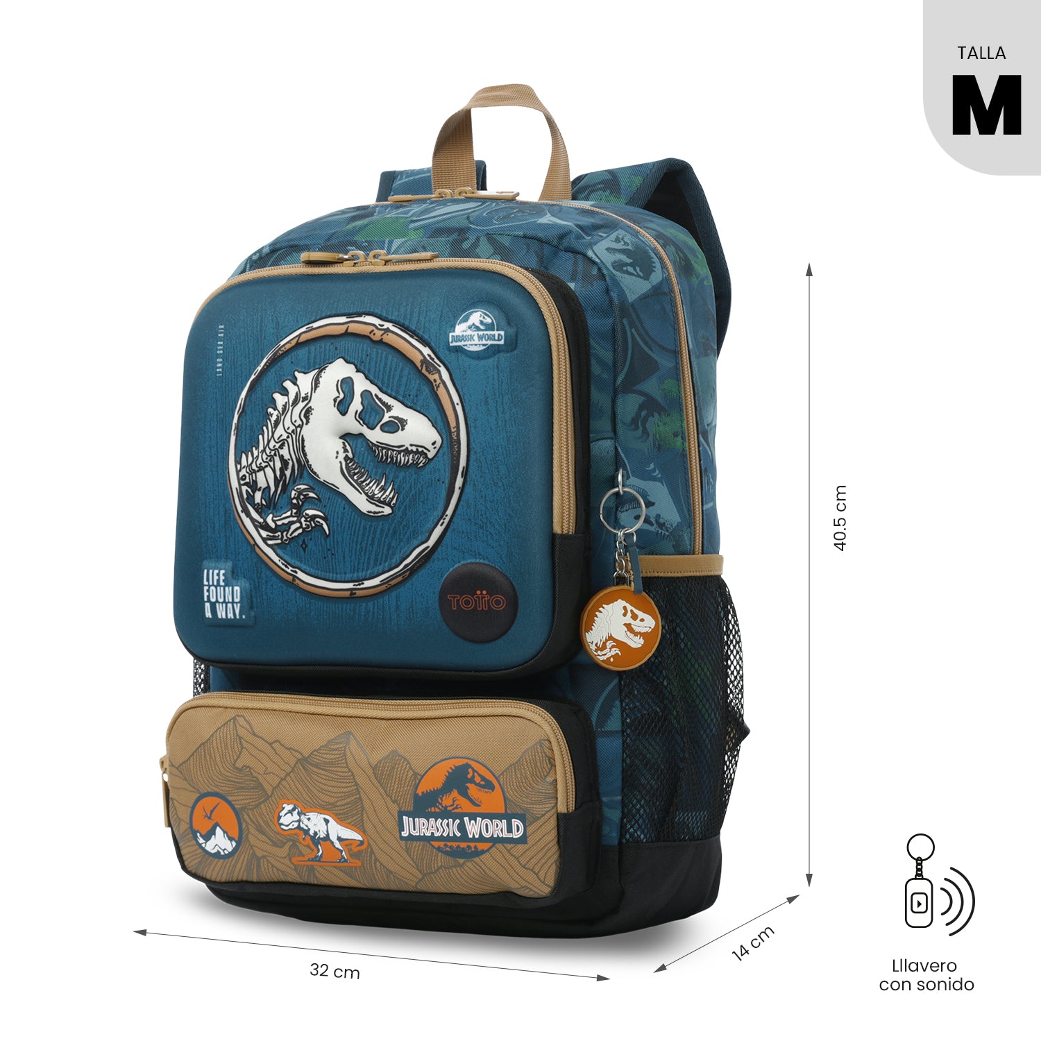 MOCHILA JURASSIC WORLD TERRITORY M 5U0
