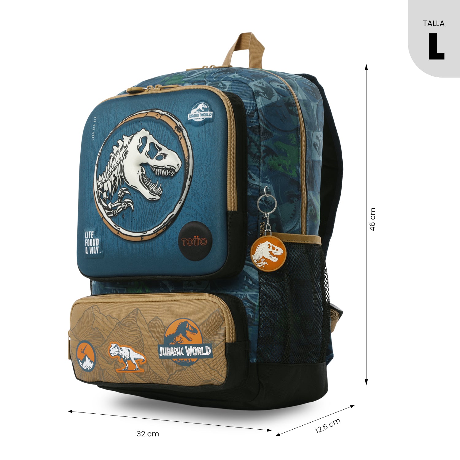 MOCHILA JURASSIC WO0RLD TERRITORY L 5U