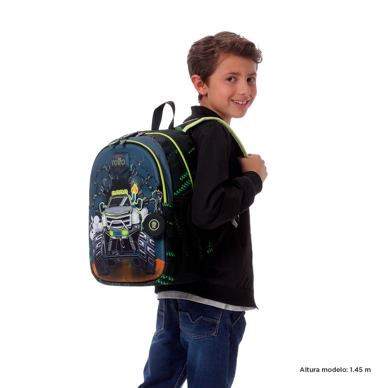 MOCHILA MONSTER RACE M 7CX