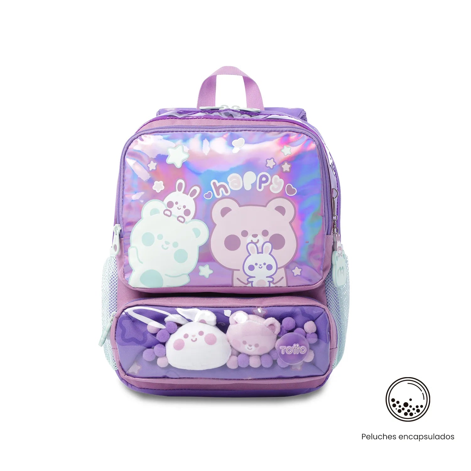 Mochila Friends Party S Morado